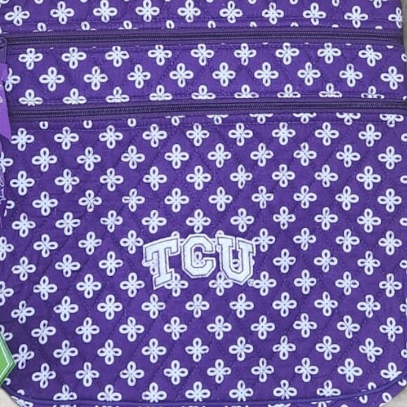 Vera Bradley Collegiate Crossbody - Texas Christian University - NWT - Picture 3 of 6